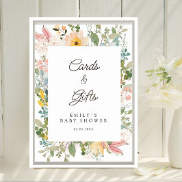 Poster Cards &Gifts! Wildflower Garden Charm