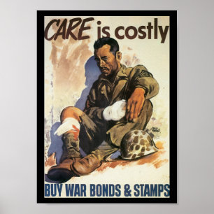 Poster Care Is Costly World War 2