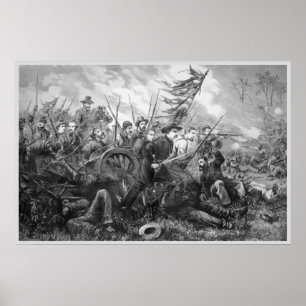 Pôster Carga da batalha da guerra civil