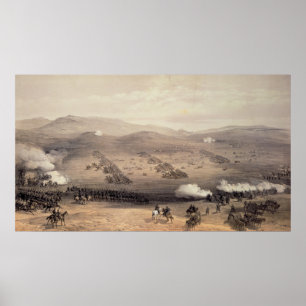 Pôster Carga da brigada da cavalaria clara