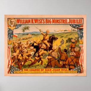 Poster Carga grande do jubileu do Minstrel do monte de