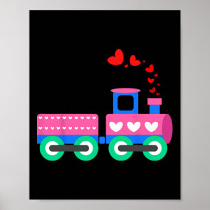 Poster Cargas De Comboios Com Amor Dia Valentim - Operado