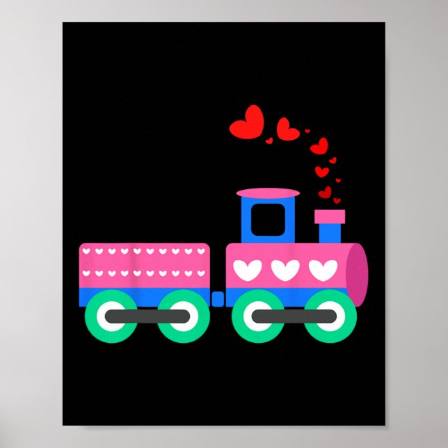 Poster Cargas De Comboios Com Amor Dia Valentim - Operado (Frente)