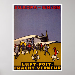 Pôster Cargo de Luft da Europa-União