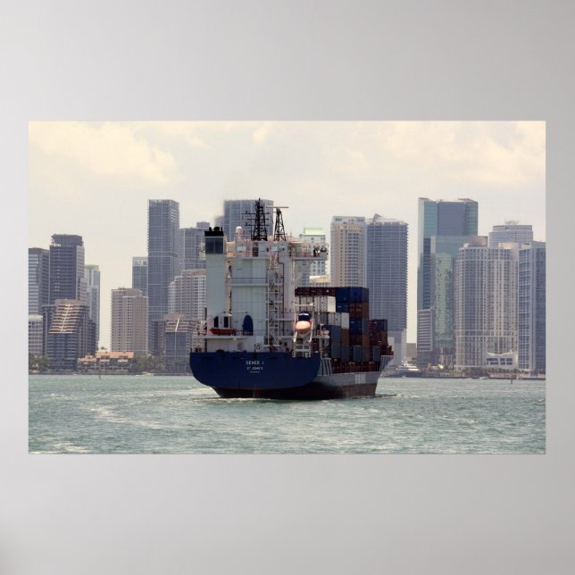 Poster Cargo ship (Frente)
