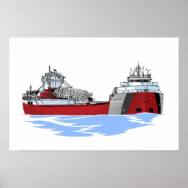 Poster Cargueiro dos excelentes Arthur M. Anderson