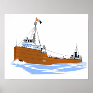 Poster Cargueiro dos Lagos excelentes Canopus (Interlake)