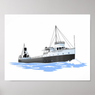 Poster Cargueiro dos Lagos excelentes Thomas Adams