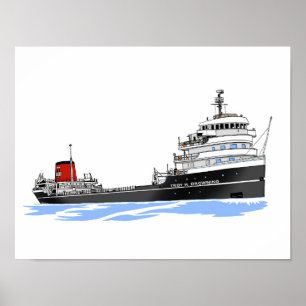 Poster Cargueiro dos Lagos excelentes Troy H. Browning
