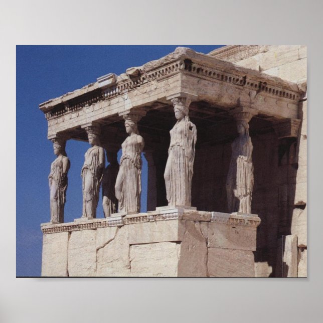 Poster Cariatides Atenas (Frente)