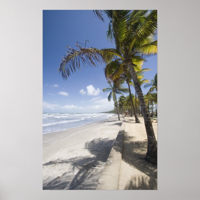 Poster Caribbean - Trinidad - Manzanilla Beach on (Frente)