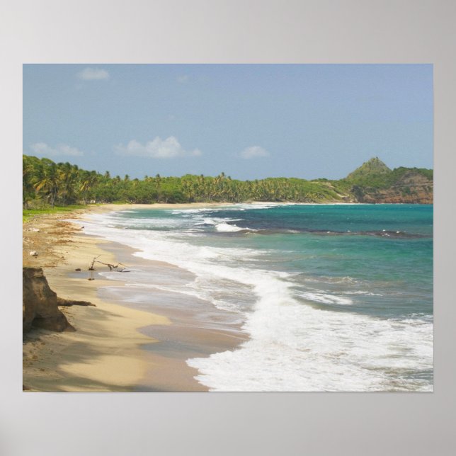 Pôster Caribe, GRANADA, Costa Leste, Baía de Granada, (Frente)