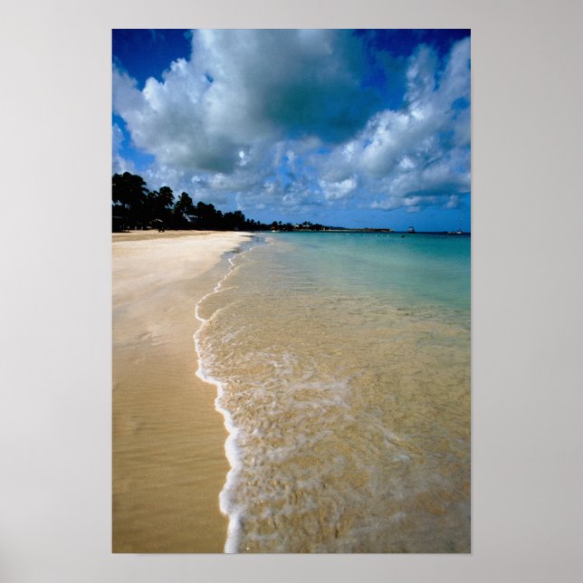 Poster Caribe, Ilhas de Sotavento, Antígua, Dickenson (Frente)