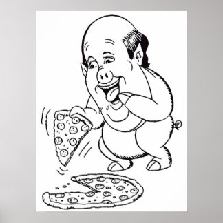 Poster Caricatura de Kevin Malone