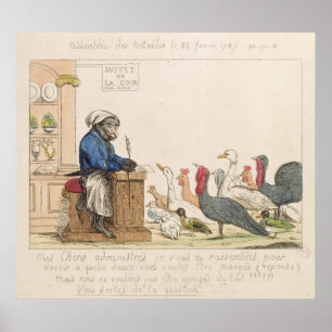 Poster Caricatura do conjunto dos Notables