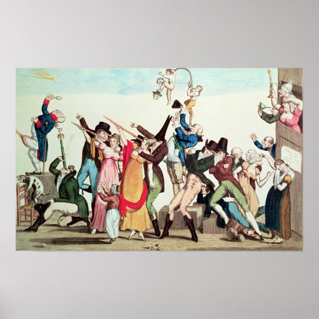 Pôster Caricatura no Cometa 1811, c.1811 (Frente)