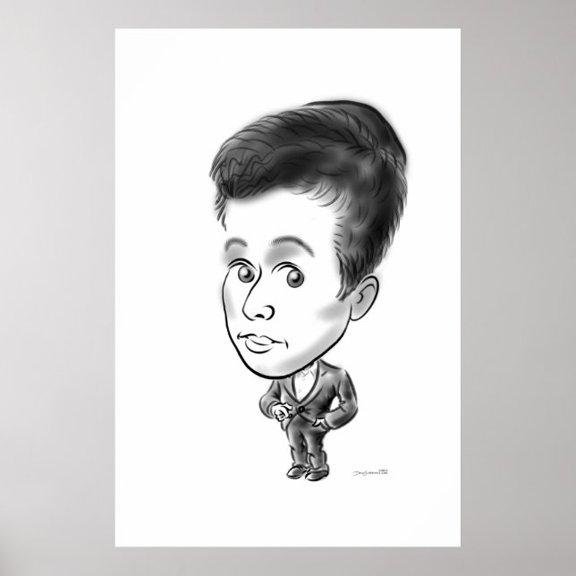 Pôster Caricatura no conselho 13b (Frente)