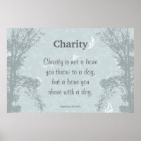 Caridade Carrinho - Proverbo de Citação