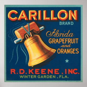 Pôster Carillon Florida Grapefruit and Oranges