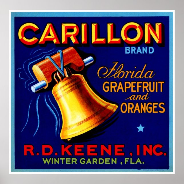 Poster Carillon Florida Grapefruits (Frente)