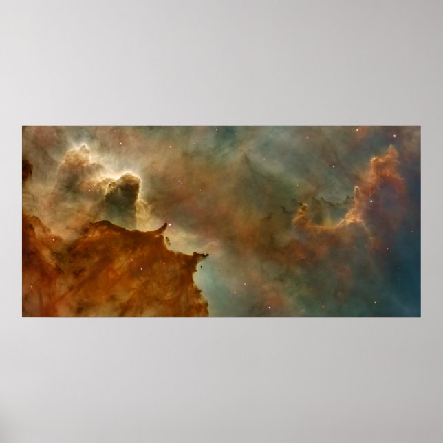 Pôster Carina Nebula Details- Great Clouds (Frente)