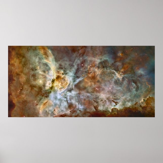 Pôster Carina Nebula Extreme 78x38 (99x48) (Frente)