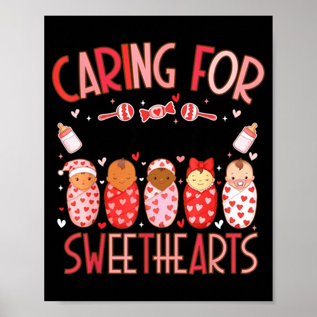 Poster Caring For The Cutest Sweethearts Nicu Nurse Valen (Frente)