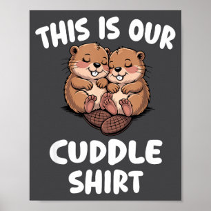 Poster Carinho Fofo Para Casais Divertido Romântico