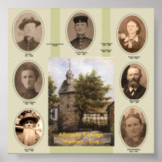 Pôster Carl, Christian, Christiane, Georg, Karoline, W...