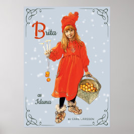 Poster Carl Larsson Brita como Iduna 1901 CC0416