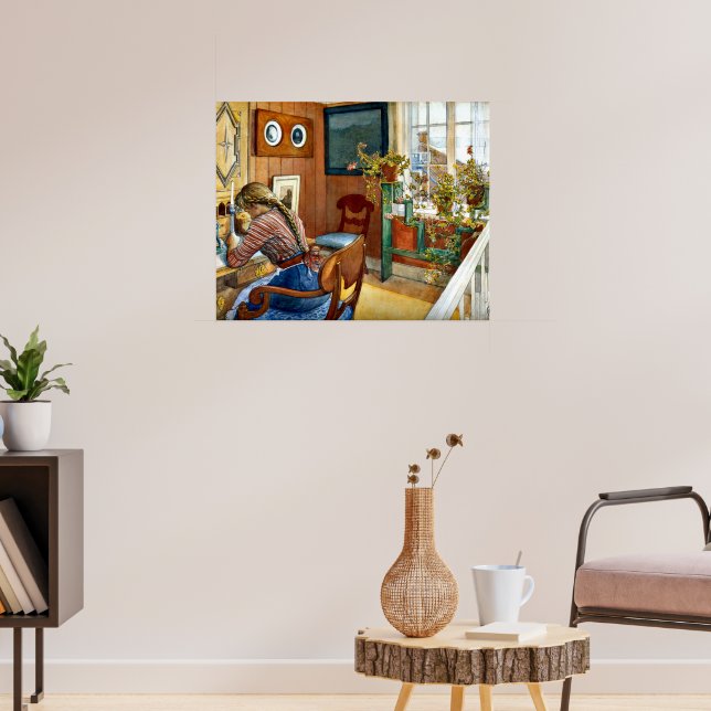 Poster Carl Larsson - Correspondência (Sala de Estar 3)