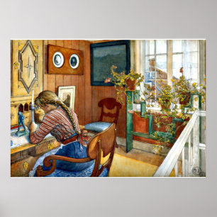 Pôster Carl Larsson - Correspondência