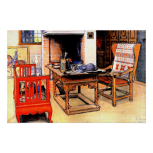 Pôster Carl Larsson - Peek-a-Boo