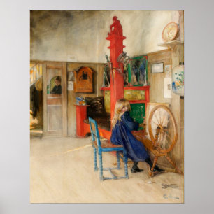 Poster Carl Larsson: Roda de giro