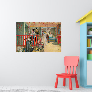 Poster Carl Larsson - Um Dia de Celebração