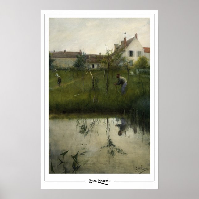 Poster Carl Larsson Zedign Cartaz de Arte #350 (Frente)