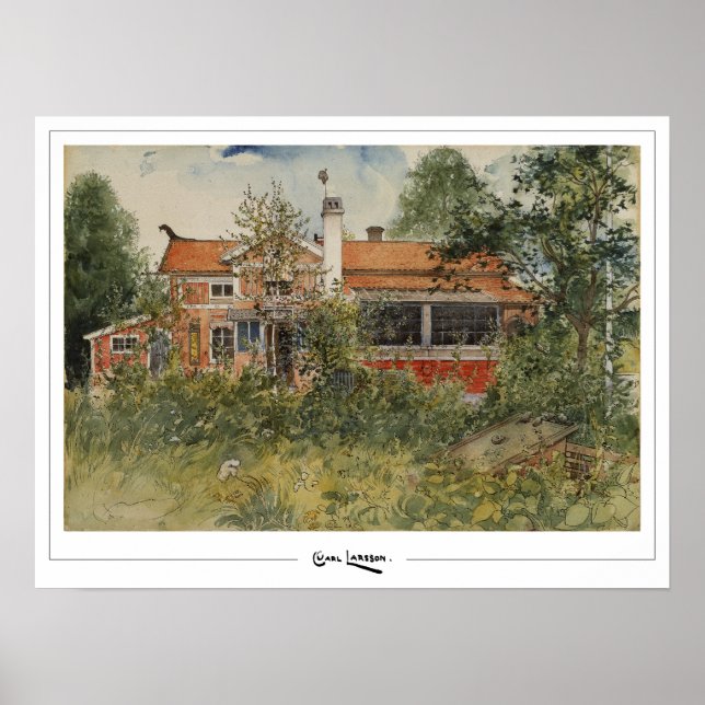 Poster Carl Larsson Zedign Cartaz de Arte #7 (Frente)
