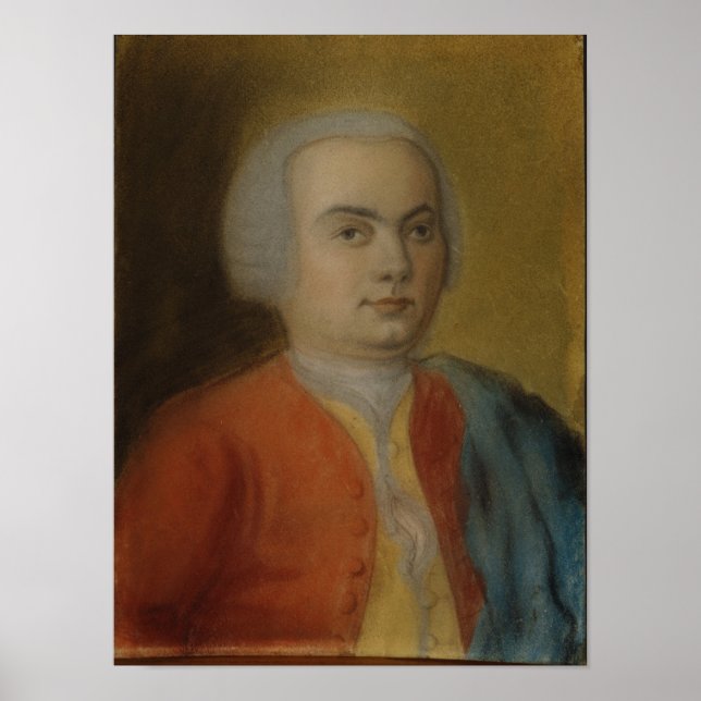 Pôster Carl Philipp Emanuel Bach, c.1733 (Frente)