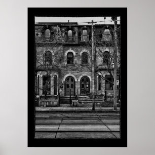 Poster Carlton Street No 3 com Fronteiras