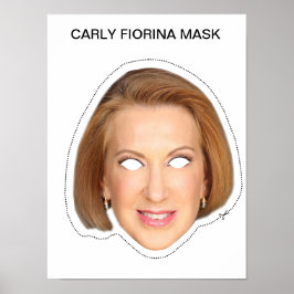 Poster Carly Fiorina Mask