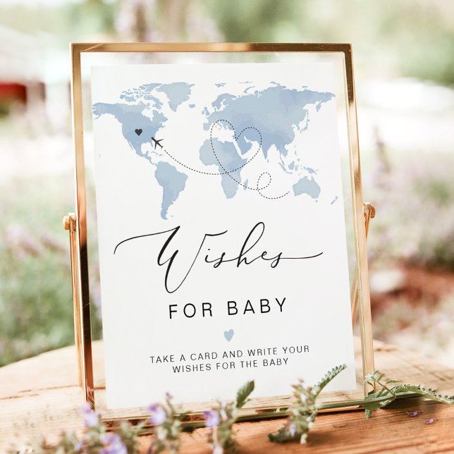 Poster Carmen Blue Map Adventure Baby Quer Bebê (Criador carregado)