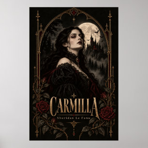 Poster Carmilla – Sheridan Le Fanu Vampira Gótica