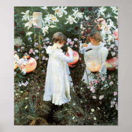 Poster Carnação Lily Lily Rosa John Sargent Fine Art