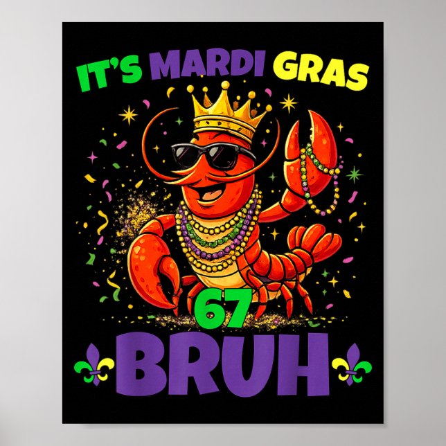 Poster Carnaval 67 mano lagostim seis sete meme lagostim (Frente)