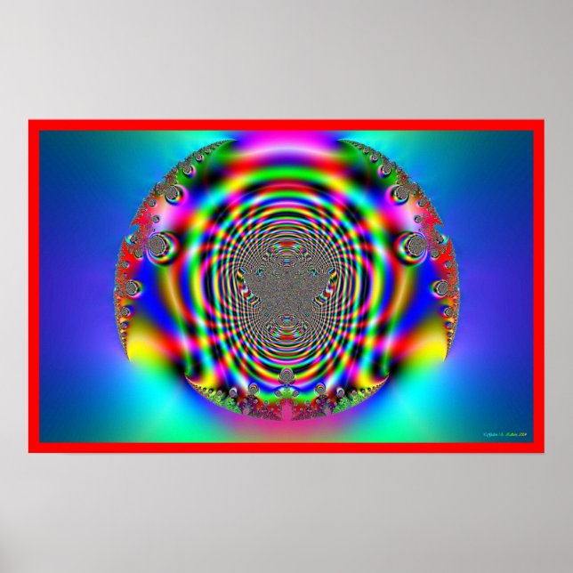 Poster Carnaval a cores. (Frente)