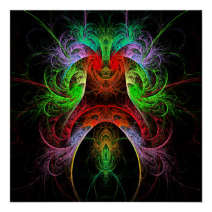Pôster Carnaval Abstrato Art