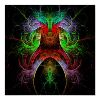 Pôster Carnaval Abstrato Art