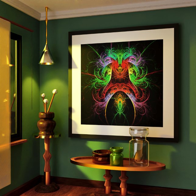 Pôster Carnaval Abstrato Art (Carnaval Abstract Art Poster)