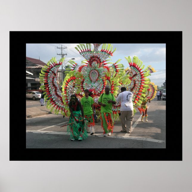Poster Carnaval em Trinidad 2010 (Frente)