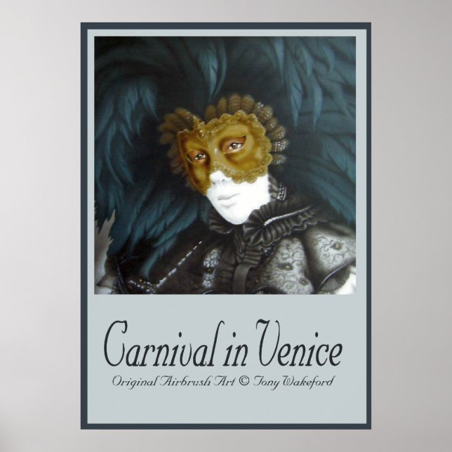 Poster Carnaval em Veneza (Frente)
